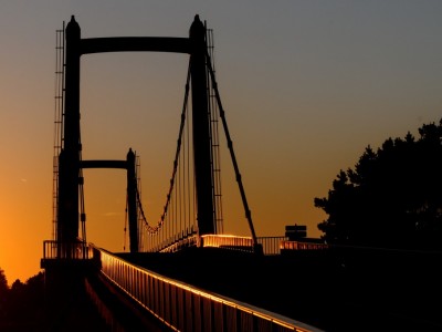 Coucher de soleil sur le Pont Lorois
