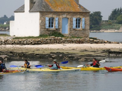 Kayaks à Saint Cado